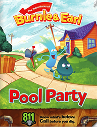 Burnie and Earl Pool Party Coloring Book