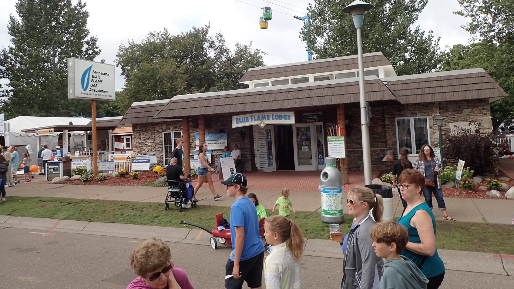 Blue Flame Lodge at the Minnesota State Fair